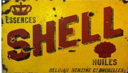 Shell Auto Oil Big Metal Sign. 78 X 48cm Mt36