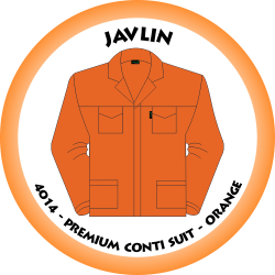 Javlin - Premium Conti Suit - Poly Cotton - Orange