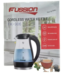 Fussion Cordless Glass Kettle - 1.8L 1500W FK906