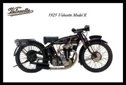Velocette Model K 1925 - Classic Metal Sign