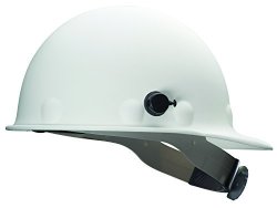 Honeywell Safety Products, USA Fibre-metal By Honeywell P2HNQRW01A000 Super Eight Fiber Glass Ratchet Cap Style Hard Hat With Quick-lok White