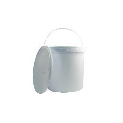 Plastic Bucket With Lid - 10LT - 6 Pack