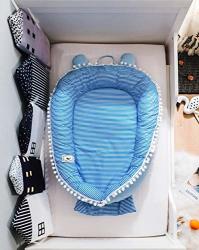 Sleeping Baby Bassinet Bed 35x20" Newborn Portable Infant Lounger Crib Nest B 