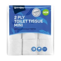 2 Ply Toilet Tissue MINI 9 Rolls