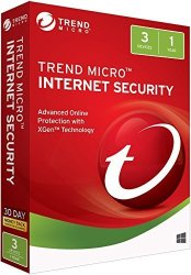 Trend Micro Internet Security 2018 3 User Key Card