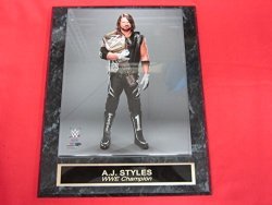A.j. Styles Wwe Collector Plaque 1 W 8X10 Photo