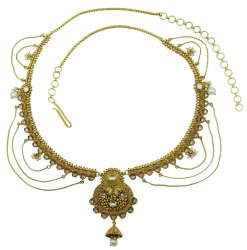 Traditional Gold Tonewaist Belt Women Wedding Indian Ethnic Bollywood Jewelry IMOJ-KJB3B