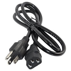 Platinumpower Ac Power Cable Cord 3 Prong For Hisense Proscan Haier Maxent Lcd LED Tv