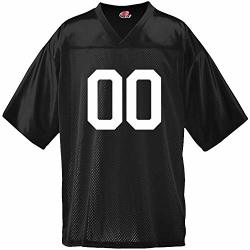 Custom Football Jersey Economical With Just Numbers In Toddler 2-3T In Black