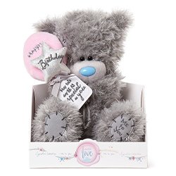 tatty teddy holding balloons