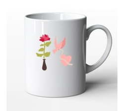 Valentines Day Love Birthday Present - Png Valentines Day ELEMENTS2 White - 11OZ Coffee Mug