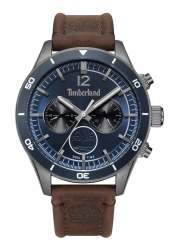 Timberland Gents Ashmont Blue Dial 3 Hands Dual Time Watch