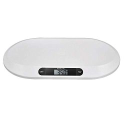 Banworayut Store Abs Plastic Body Weight Scale 55 X 32 X 3CM White Smart Electronic Weigh 44LB Lcd Bathroom Digital Baby Pet