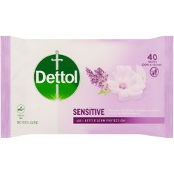 Dettol Person Care Wet Wipes Sensitive 40 Wipes