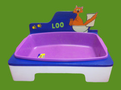 Funky Litter Box Stand