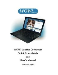 Wow Laptop Computer Quick Start Guide And User's Manual: HP15-F125WM