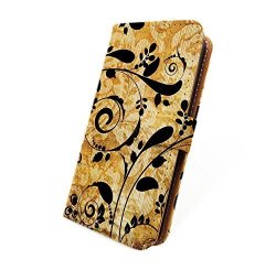 Samsung Galaxy S8 Hellogiftify Galaxy S8 Wallet Case Leather Case Flip Cover For Samsung Galaxy S8 - Vintage Plant