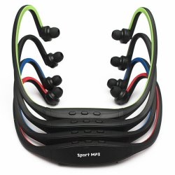Stereo Sport Headset Headphone Earphone MP3 Player Micro Sd Tf Slot Wireless