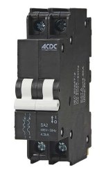 ACDC Dynamics Acdc 50A 13MM 4.5KA 2 Pole C-curve Circuit Breaker
