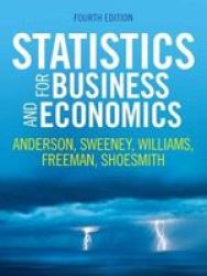 Statistics For Business And Economics Hardcover 4th Revised Edition