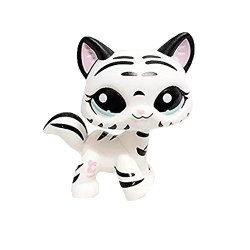 Vibola Rare Little Pet Animal Figures Collection Withe Cat Rare Toy Figure Girls Boys Children Gift