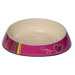 Rogz Catz Bowlz - Fishcake - Pink Candy Stripes