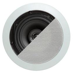 Cmple - 5.25" Surround Sound 2-WAY In-wall in-ceiling Speakers Pair - Round