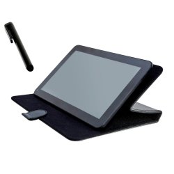 SWISS MOBILE - '7" Rotatar Tablet Case + Stylus Bundle Black'