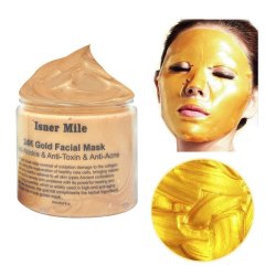 24K 200ML Gold Blackhead Removal Facial Mask Nourishing Oil Control Skin Gold M