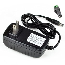 DC Favolcano 12v 2a 2.0a Switching Power Supply Adapter For 110v - 240v Ac 50 60hz 2.1mm 1-pack