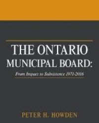 The Ontario Municipal Board Paperback