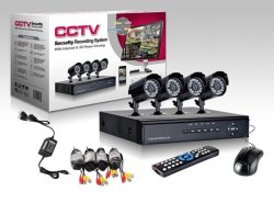 4ch Full D1 Hdmi Cctv System With Cameras Cables Power Supplies - Quality Tested Products