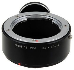 Fotodiox Pro Lens Mount Adapter - Minolta Rokkor Sr Md Mc Slr Lens To Canon Eos M Ef-m Mount Mirrorless Camera Body