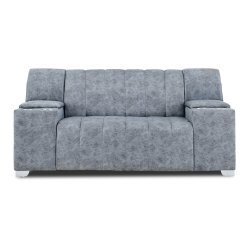 Lounge Suite Roma 2 Seater Couch - Grey