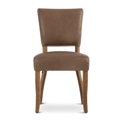 @home Riply Dining Chair Leather Codiac Taupe