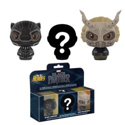 Pint Sized Heroes:black Panther With Chase 3 Pack