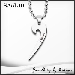Flash Bolt Pendant With Free Engraving + Chain