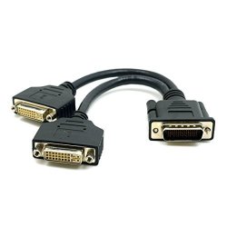 Dms 59 Pin Dual 2 Dvi Monitors Cabledeconn Dms 59 Pin Male To Two Dvi 24+5 Female Dual Monitor Extension Cable Adapter For Lhf