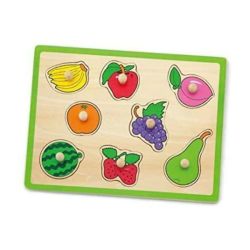 Fruit Peg Puzzle 8PC