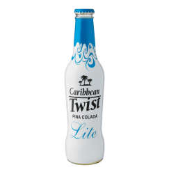 CARIBBEAN TWIST Pina Colada Lite Spirit Cooler 24 X 275ml
