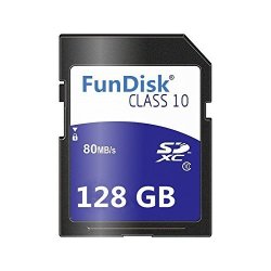 Fundisk Sd Card UHS-1 128GB Micro Sd Card CLASS10 Flash Memory Cards Blue Standard Packaging SD-32G 128GB Blue