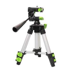 Huepar TPD05 19.7" Lightweight Aluminum Tripod-mini Portable Adjustable Tripod For Laser Level And Camera With 3-WAY Flexible Pan Head And Bubble Level Quick Release