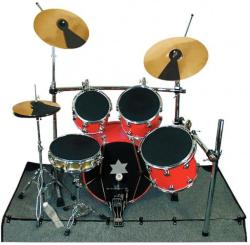 Warwick Standard Drum Pad Set Black 12-13-14-16-22