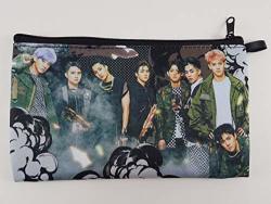 Exo From Exo Planet Kpop Big Zip Pen Pencil Stationery cosmetic Makeup Case Bag Pouch EXO-033