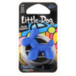 Little Dog Car Airfreshner Ocean Splash Blue