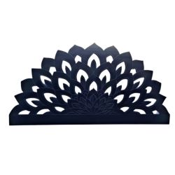Lotus Design Pvc Headboard - Black - King XL