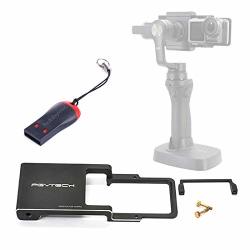 Pgytech Action Camera Adapter Switch Mount Plate For Dji Osmo Action Camera Osmo Mobile Gimbal Gopro HERO5 4 3+ Camera With A USB Reader