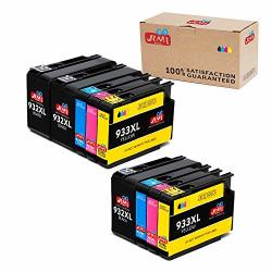 Jimigo 9-PACK 932XL 933XL Compatible Ink Cartridges Replacement For Hp 932 933 XL Ink High Yield Work With Hp Officejet 6600 6700 7612 7610 7110 6100 Printer
