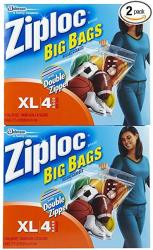 Ziploc Big Bags XL 4 Bags Pack Of 2