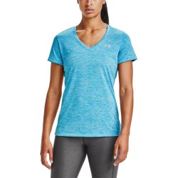 Under Armour Women's Ua Tech Twist Graphic Lu Short Sleeve Shirt Blue Assorted Sizes - Large